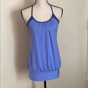 Lululemon Blue Cool Racerback Tank Top Size 4